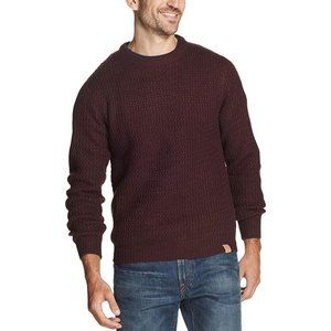 Weatherproof Textured Pullover Sweater Autumn Leaf